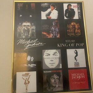 Michael Jackson album picture frame